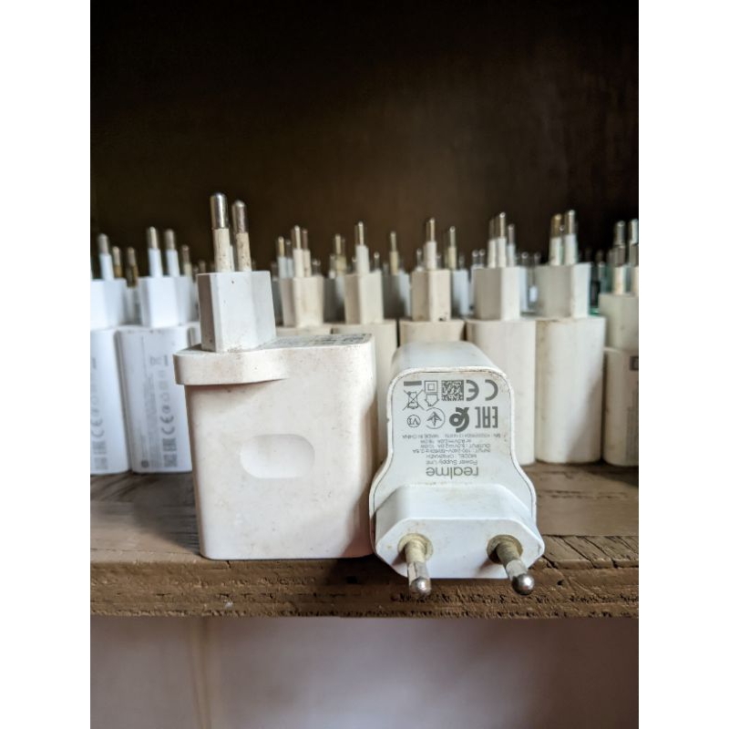 (COD) Adaptor charger batok casan ori copotan oppo & realme 2ampere 18watt fast charging