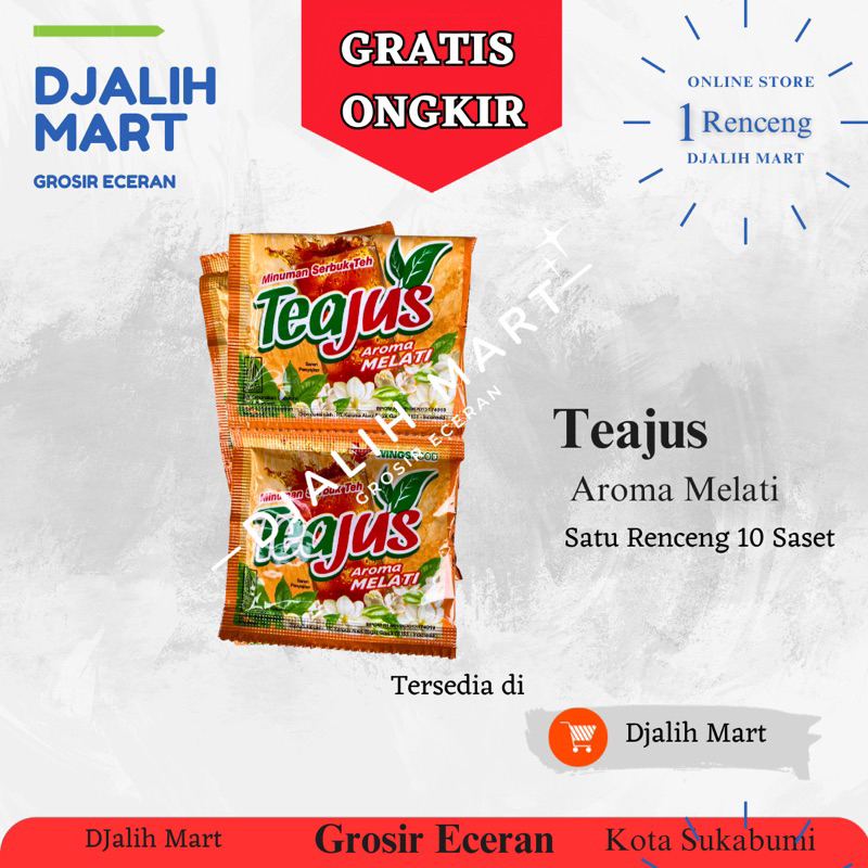 

Tea Jus Minuman Serbuk Teh Aroma Melati 10pcs