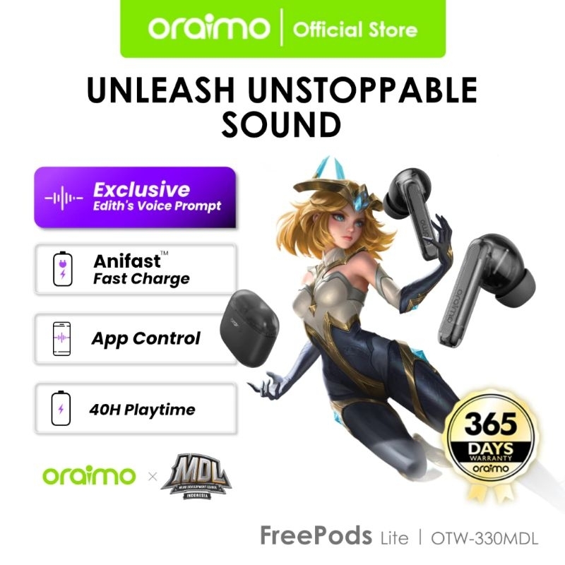 Oraimo x MDL Wireless Headset Bluetooth
