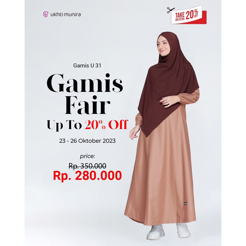 Ukhti Gamis Toyobo U31 Premium