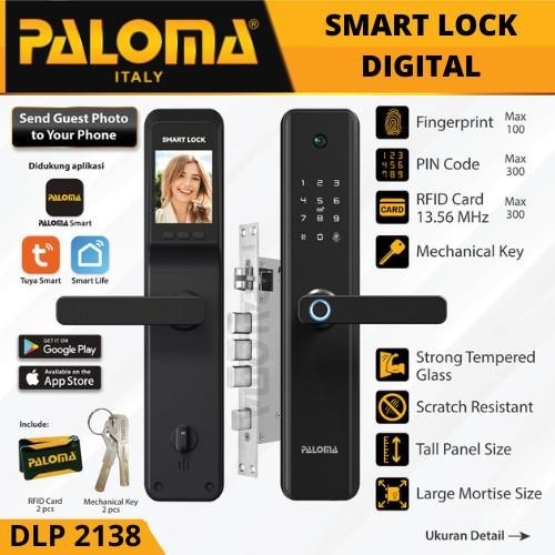 PALOMA DLP 2138 SMART DIGITAL LOCK CAMERA VIEWER KUNCI PINTU