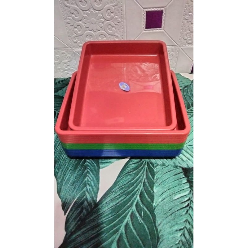 Nampan Kotak // Nampan segi panjang