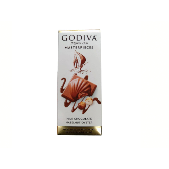 

Godiva Masterpieces Milk Chocolate Hazelnut Oyster