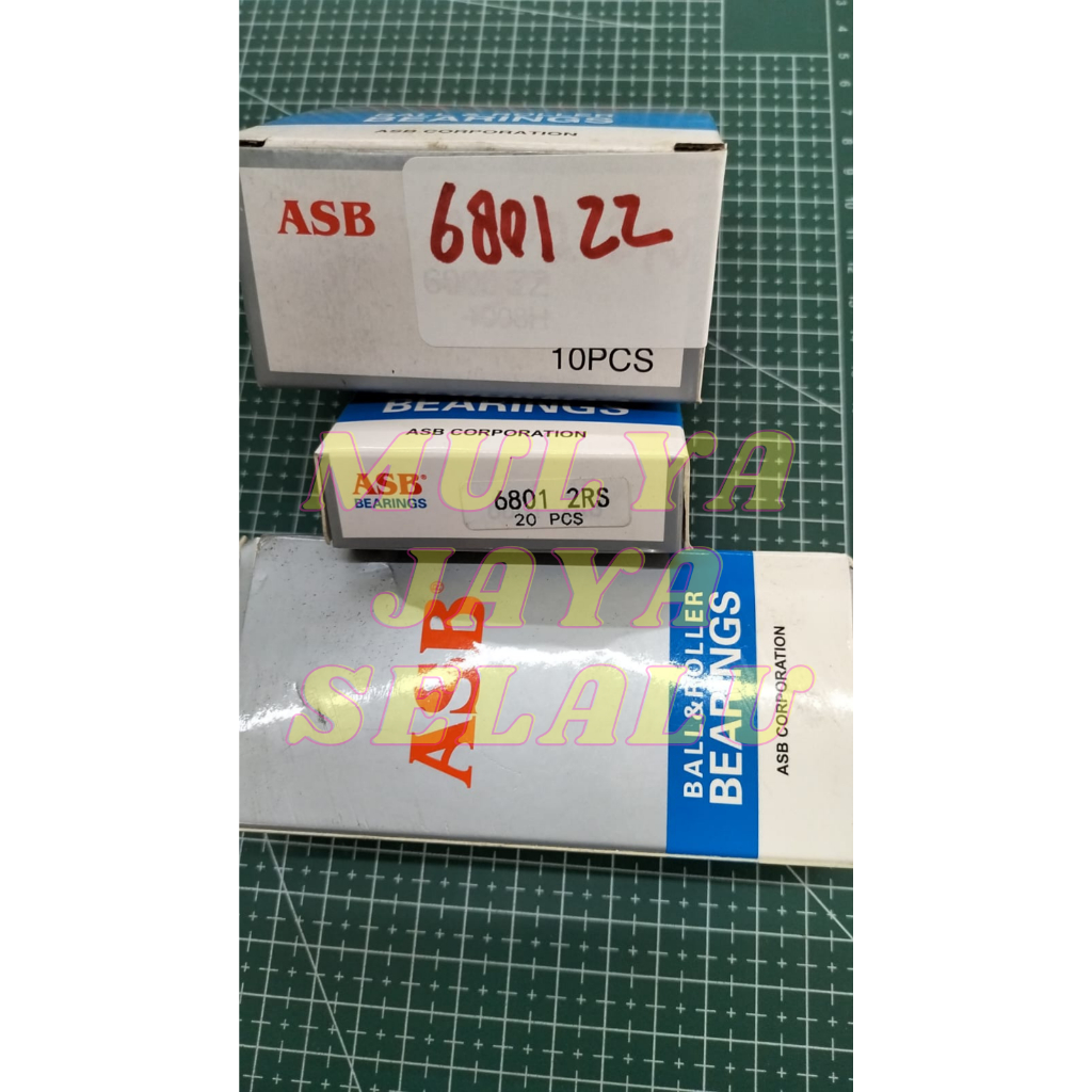 BEARING 6801 2RS / ZZ MEREK ASB