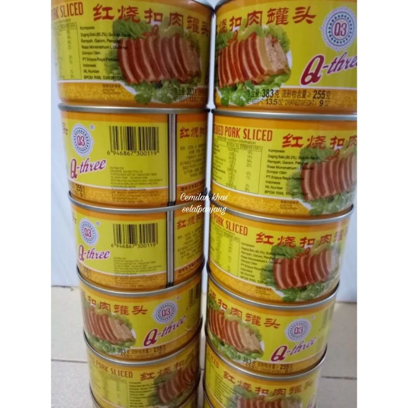 

Q3 Canned Food Streaky Pork/Stewed Pork/Kau Bak 383gram
