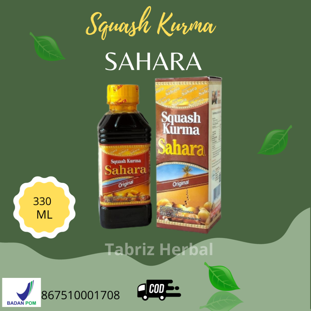 

Squash Kurma Sahara - Sari kurma Original 330 gram