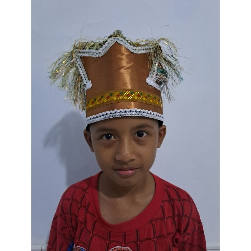 Topi Tari Papua Anak / Topi Kreasi Anak