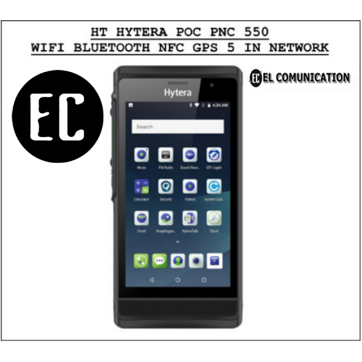 Hytera PNC550 HT POC 4G IP68 Wifi Bluetooth NFC GPS 5 In Network Radio