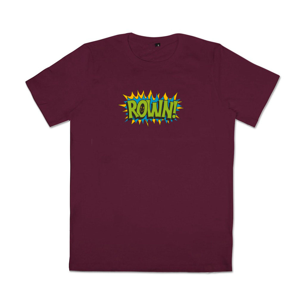 Kaos ROWN Pria Kekinian Keren Diskon - Rown T-Shirt Maroon- Sirius Hijau Kaos Pendek Rown -Lengan Pe