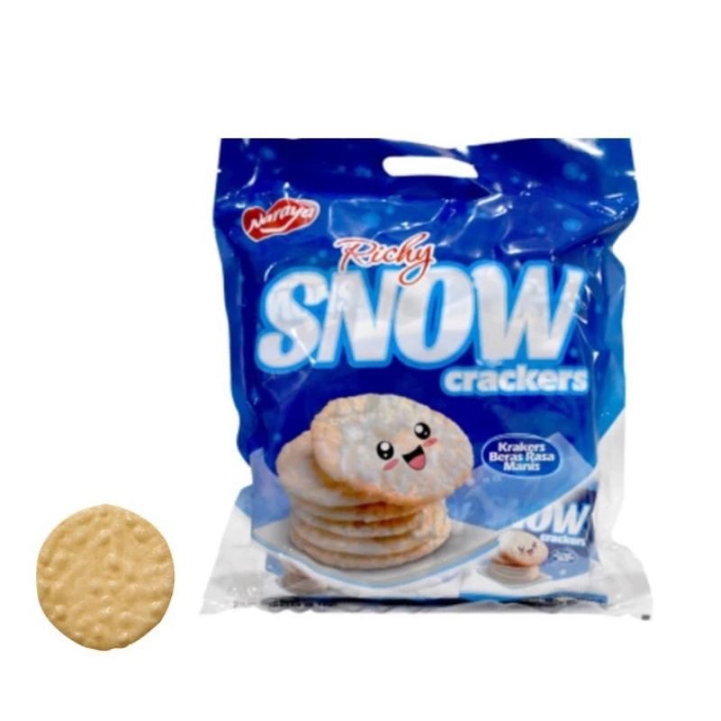 

naraya richy snow crackers biskuit 120 gr