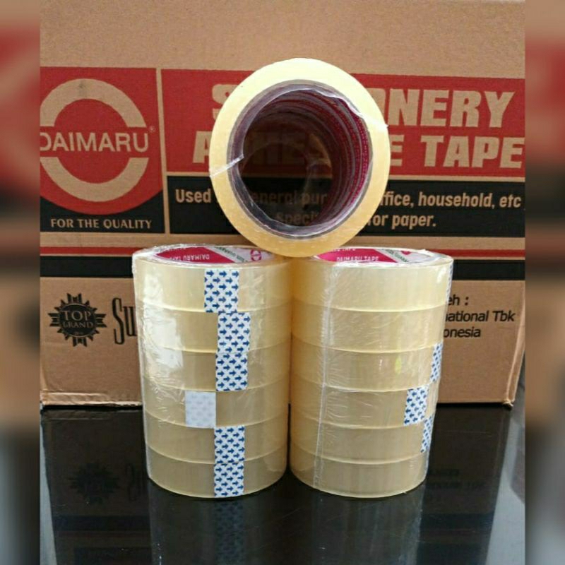 

Promo Isolasi Daimaru 1inch 24mm x 72yard/Solatip Daimaru (1dus = 144pcs)