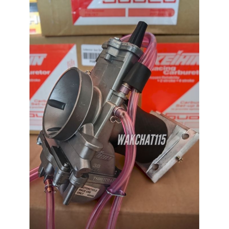 Karbu PWK PWM 38 Set manipol piramid RX king 38 lurus masuk filter RX king/rx spesial