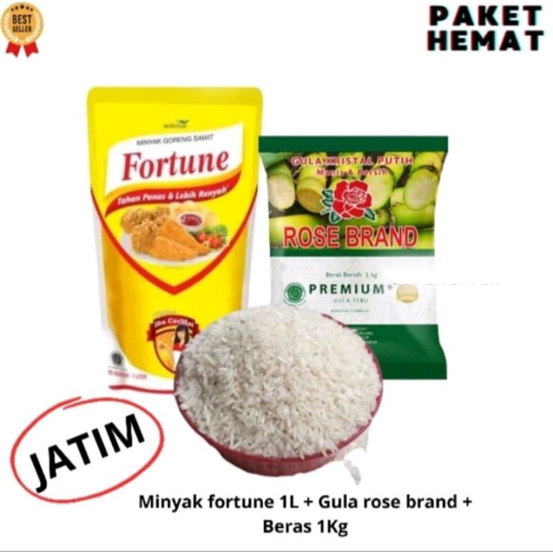 

paket sembako murah d saat live kemasan 1kg