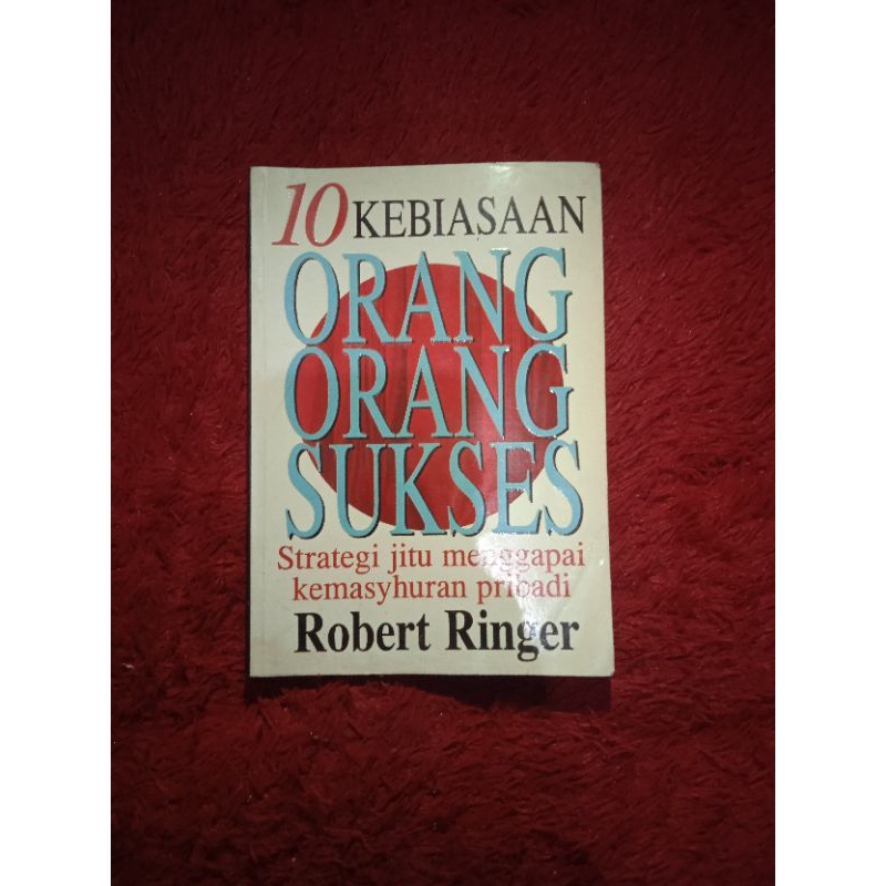 ( preloved  ) buku 10 kebiasaan orang orang sukses original