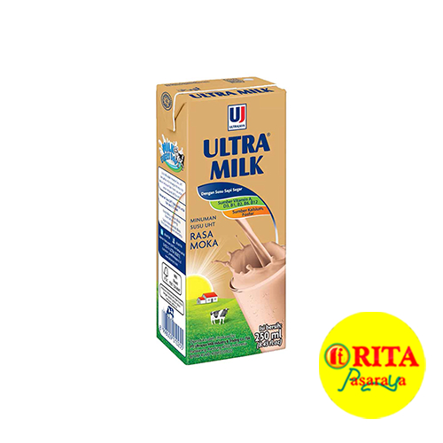 

Ultra Milk Susu UHT Rasa Moka 250 Ml