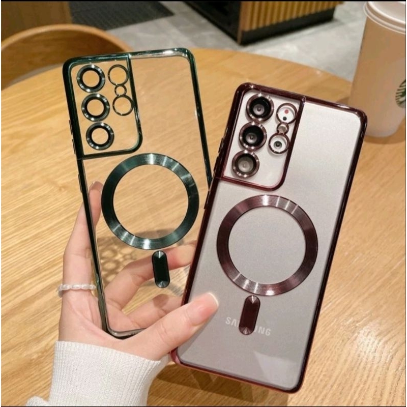 SoftCase For Samsung galaxy S23 FE / S23 ultra / S23 / S20 FE ORI magsafe magnet wireless planting P
