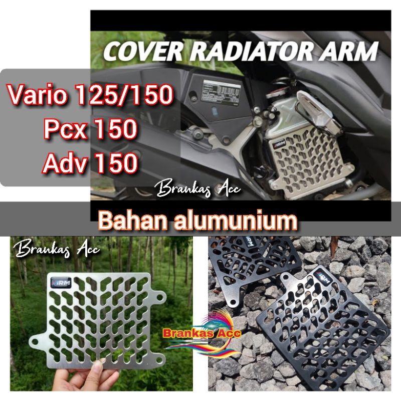 Cover Tutup Radiator Honda Vario 125 150 tutup radiator pcx 150 adv 150 ARM ORI