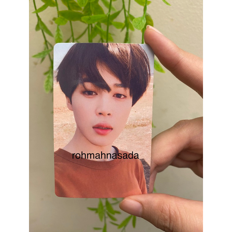 Photocard Jimin album LY: Tear Y version