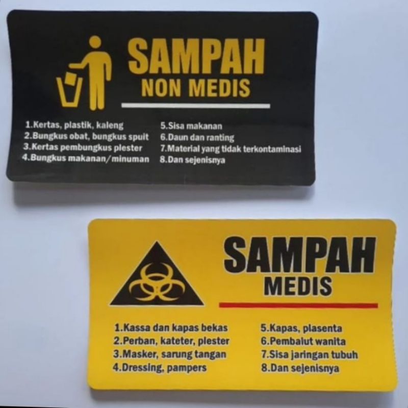 

Stiker Medis 23 x 20 cm Orderan costom