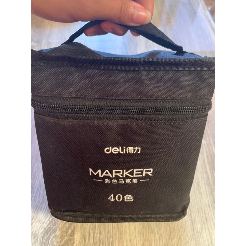 

[Preloved] Deli Color Marker with Bag