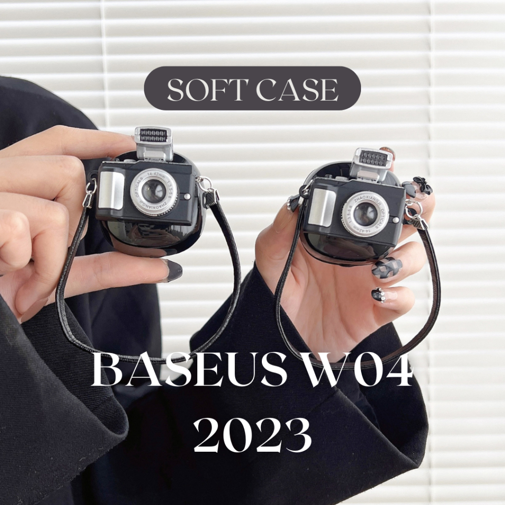 PREMIUM Case Baseus Encok W04 2023 Case Character Retro Camera