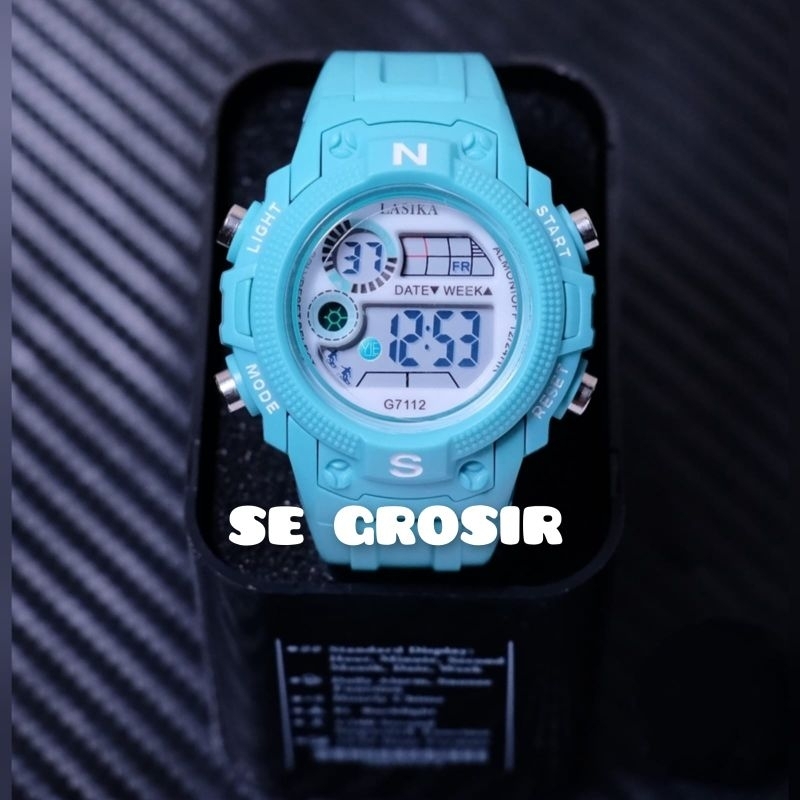 JAM TANGAN ANAK LASIKA DIGITAL SPORT CEWEK/COWOK 7112 TAHAN AIR/FASHION