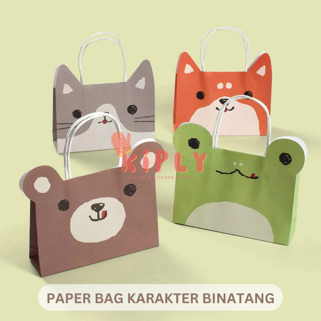 

Paper Bag Karakter Binatang/Paper Bag Happy Brithday/Kado Ulang Tahun