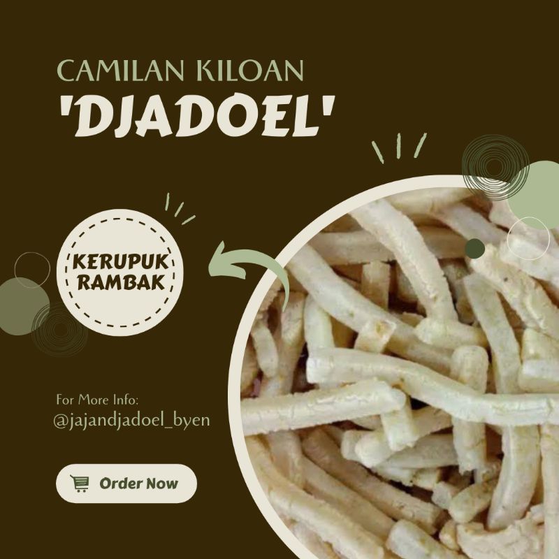 

Kerupuk Rambak 250gram | rambakan gurih renyah | snack kiloan murah