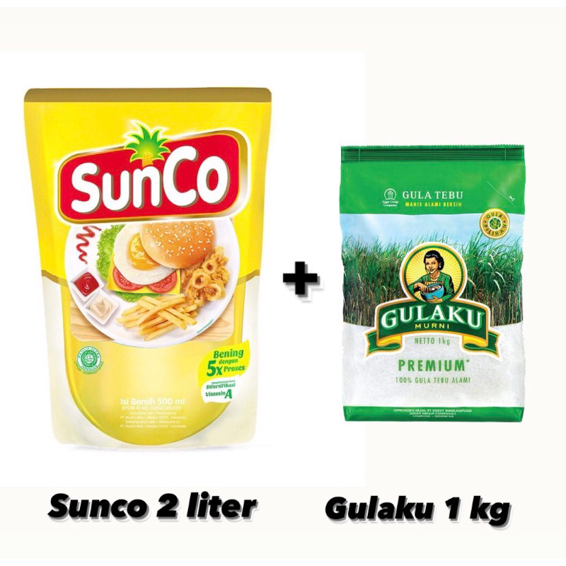 

PAKET MINYAK 2 liter + Gulaku 1 kg