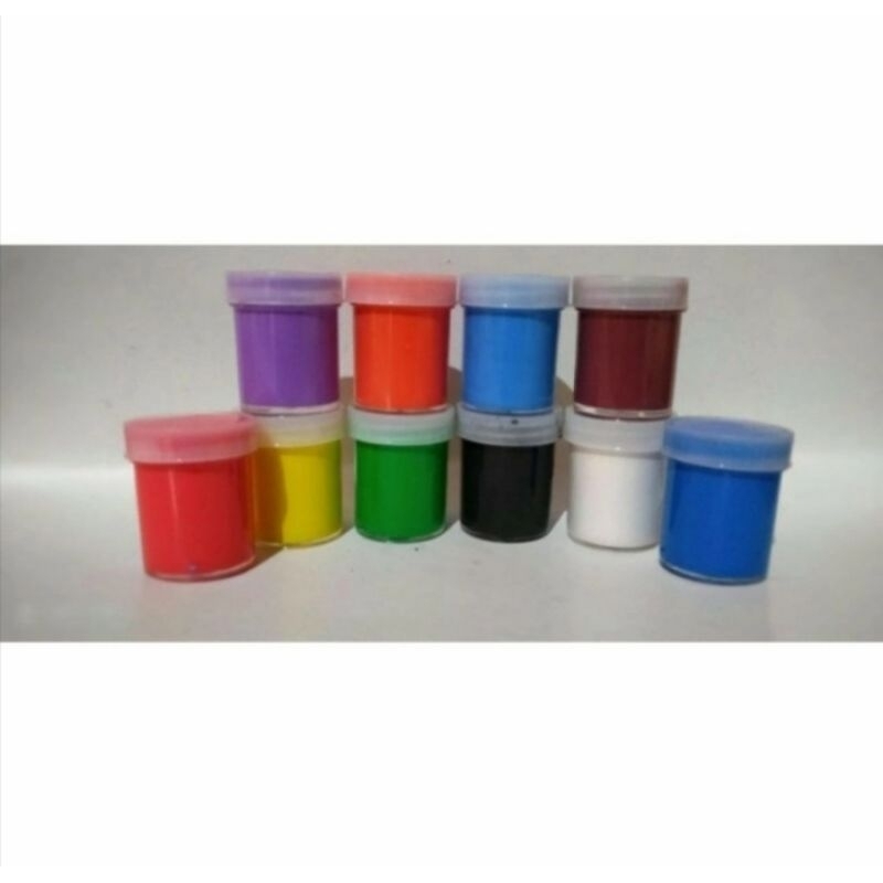 

Cat lukis pemula murah ekonomis isi 10 warna x 20ml