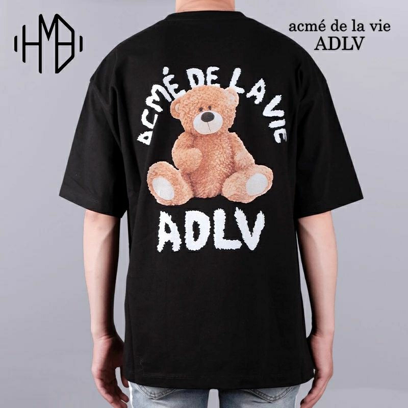 ADLV Acme De La Vie Teddy Bear Doll Tee Black