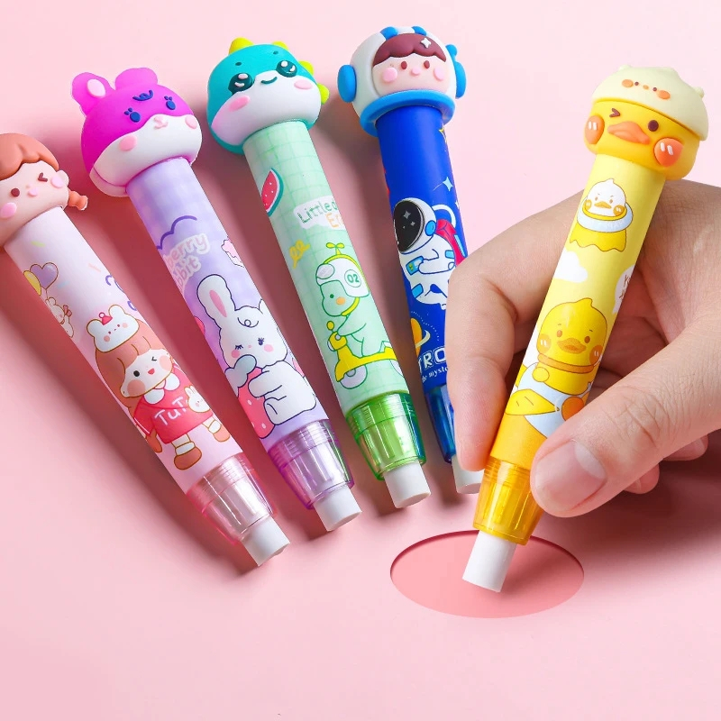 

Electric pencil eraser Penghapus pensil elektrik cute eraser Korea style penghapus pensil bentuk pen shape eraser