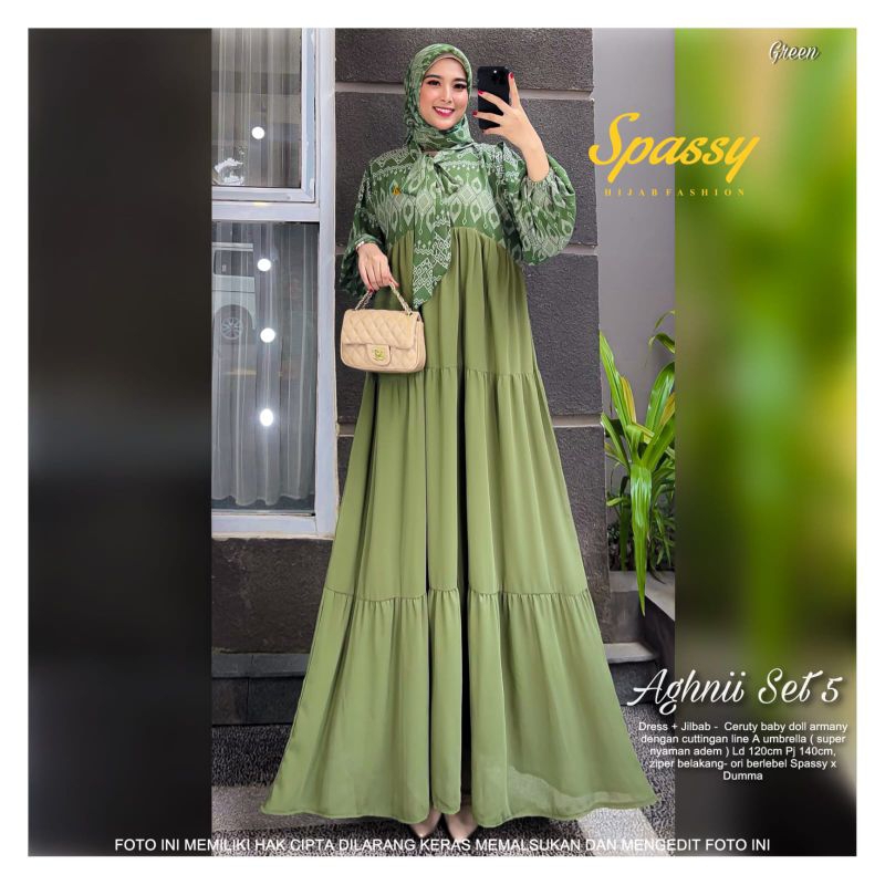 Agni set hijab original by spassy