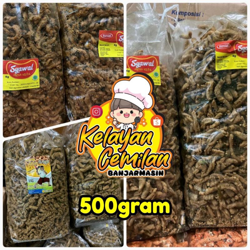 

500gram Keripik Usus Ayam H Rojali & Syawal