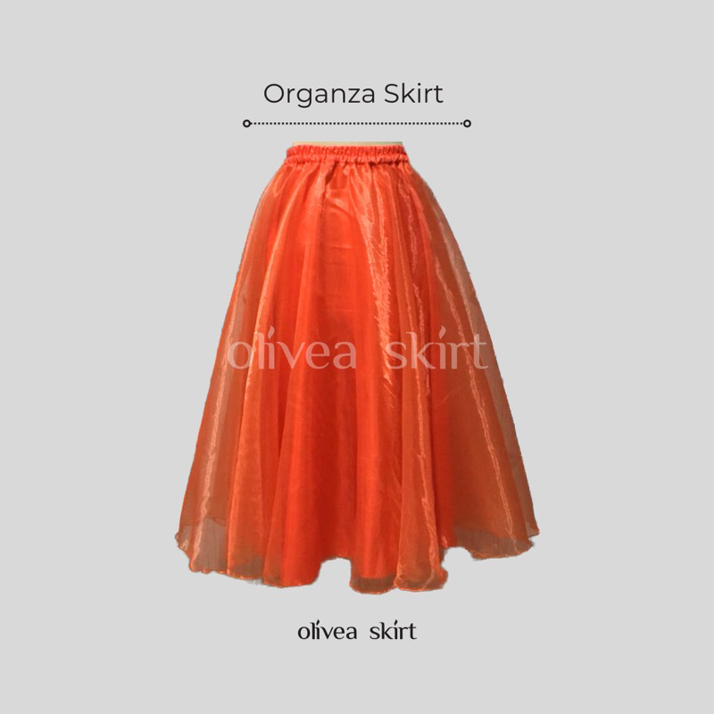 ROK DEWASA BAHAN KAIN KACA ORGANZA - ROK PANJANG