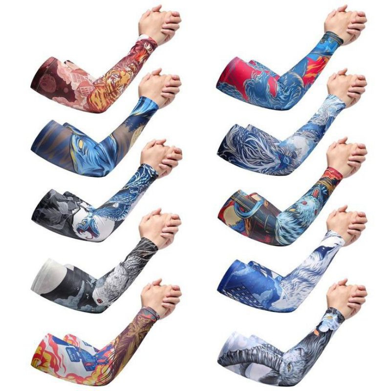 UBAH manset tangan pria manset tato manset olahraga manset keren