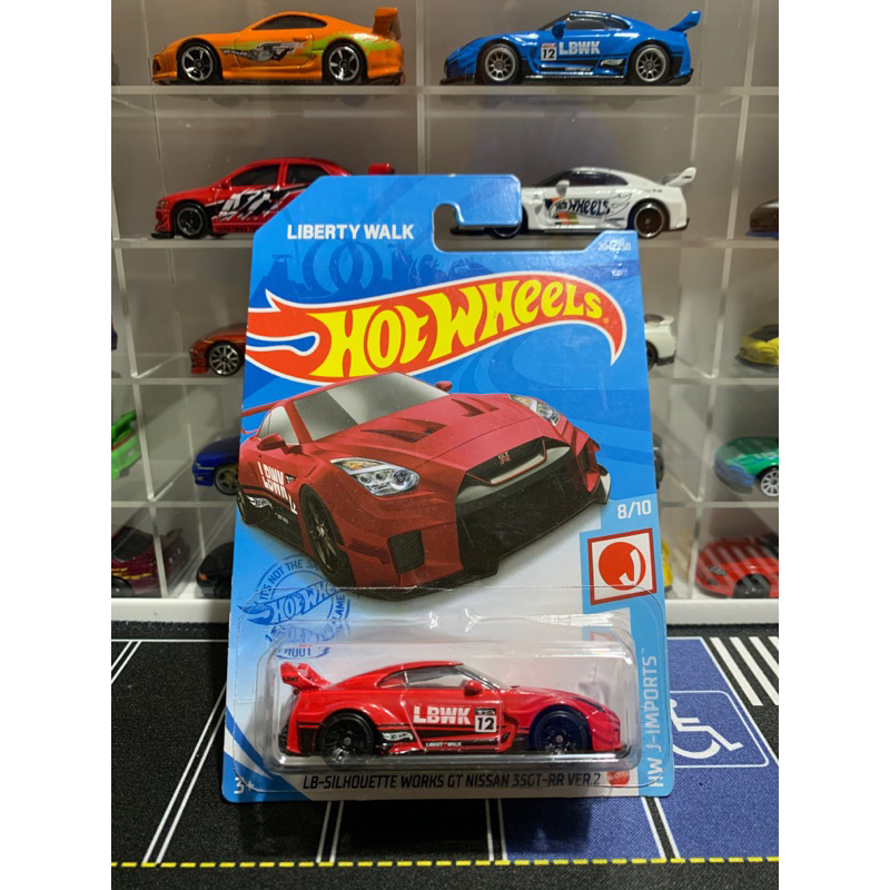 Hot Wheels Nissan GTR R35 LBWK Merah Red Liberty Walk