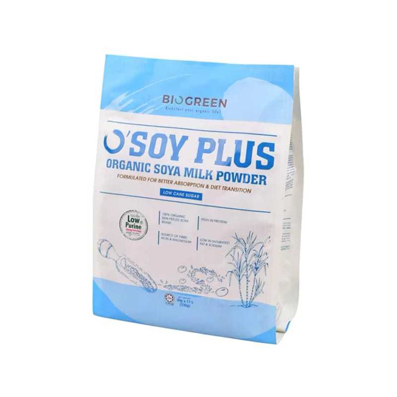 

Biogreen O`Soy Plus Organic Soymilk Powder (LS) 30gX11s