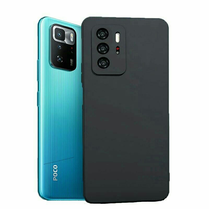 Poco X3 GT Case Softcase Black Matte Camera Protection Casing