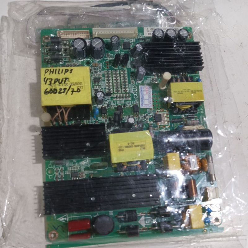 psu tv philips 43PUt6002s/70 - power suplay tv philips 43PUT6002s - board tv philips 43pug6002s