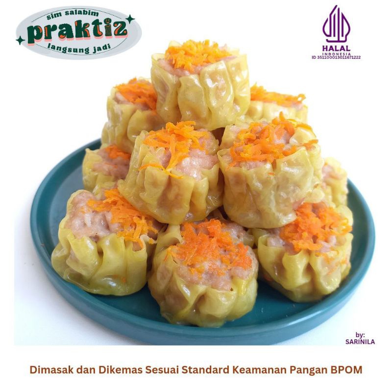 

DIMSUM AYAM PRAKTIZ isi 12 [FROZEN] free sambal