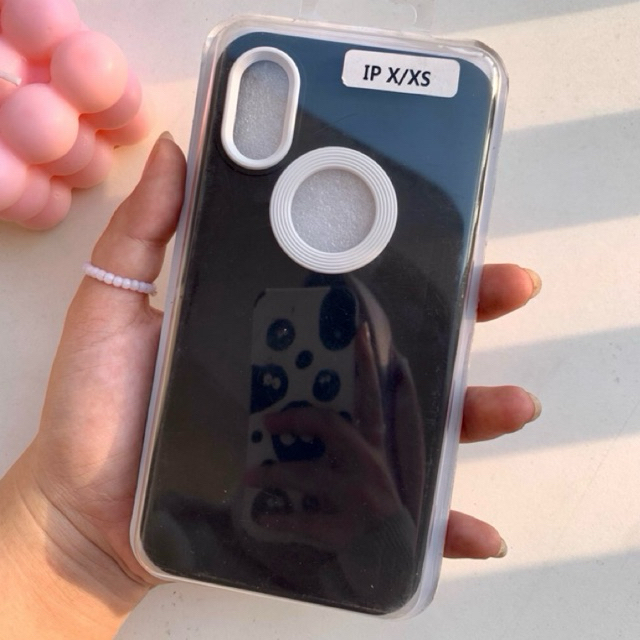 CASE SILICON BOLONG TENGAH HITAM FOR IPHONE X XS XR XSMAX 11 11PRO 11PROMAX 12 12PRO 12PROMAX 13 13P
