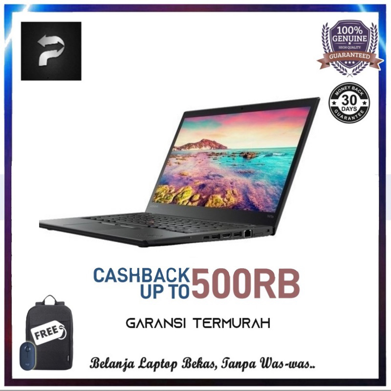 Laptop Lenovo Thinkpad T470 T470s Core i5 SSD Grade A- Second Murah Bergaransi