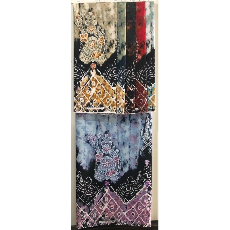 batik sasirangan printing meteran