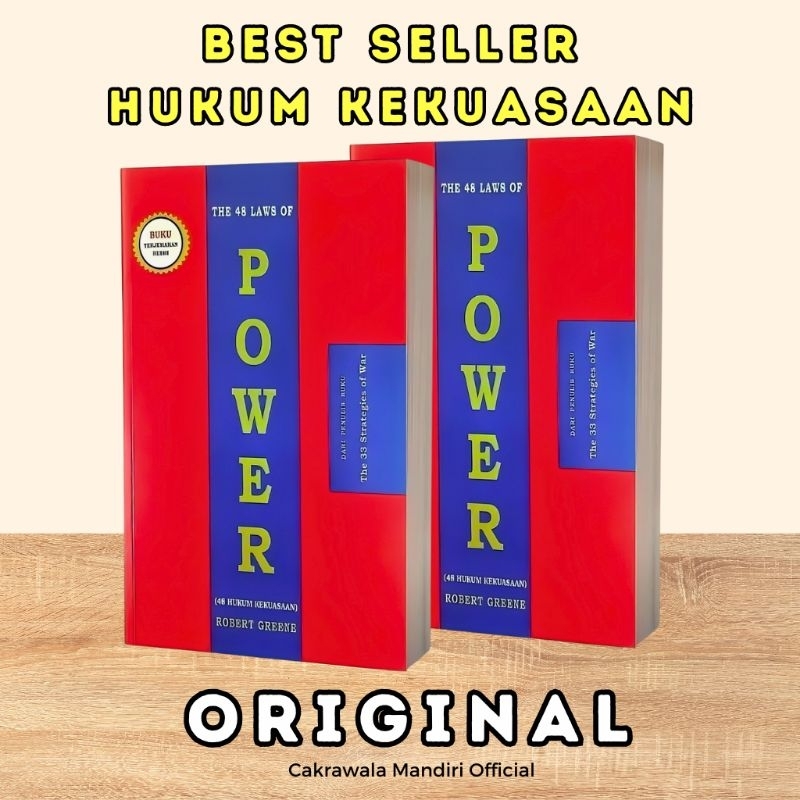 buku the 48 laws of power - ORIGINAL