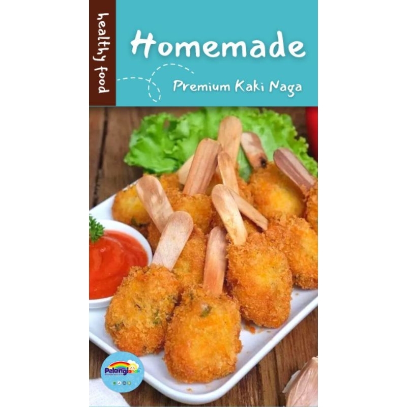 

Kaki Naga Seafood Pelangi Anak/Halal/Tanpa MSG,Pengawet dan Pewarna Buatan