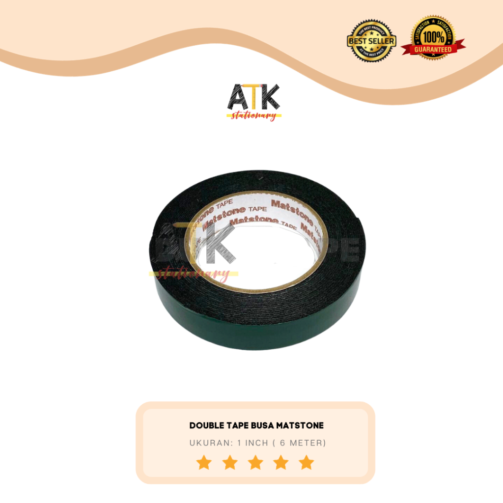 

Double Tape Busa (Foam Tape) 1 inch x 6 Meter Matstone atk
