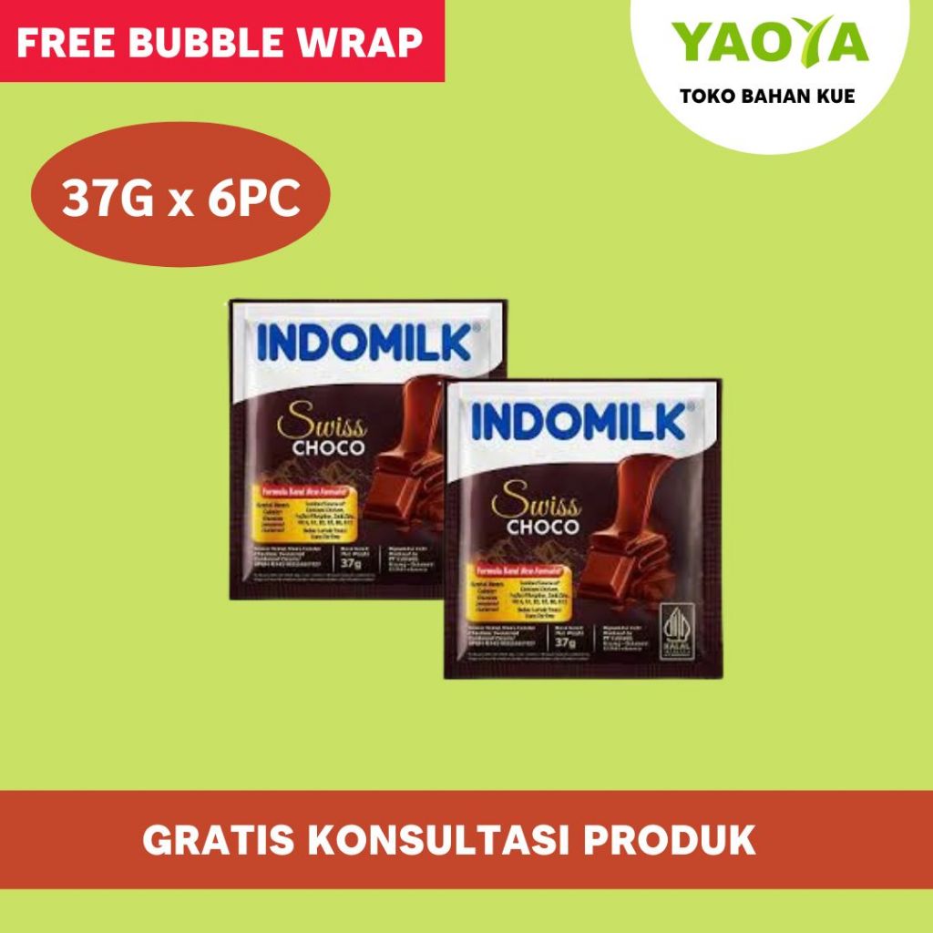 

INDOMILK KENTAL MANIS 37G x 6 COKLAT