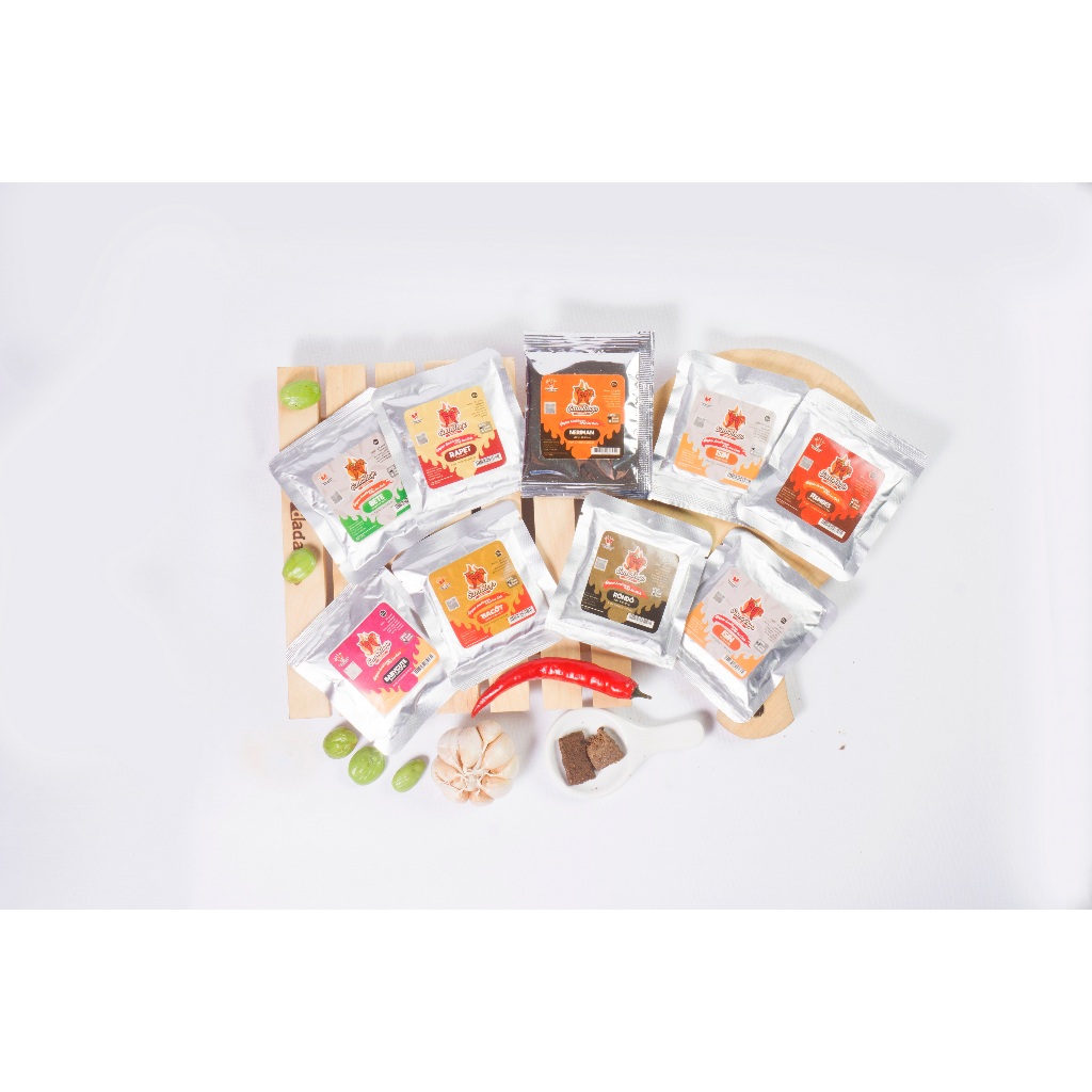 

Sambal Sachet Paket 10pc Free Wooden Spoon