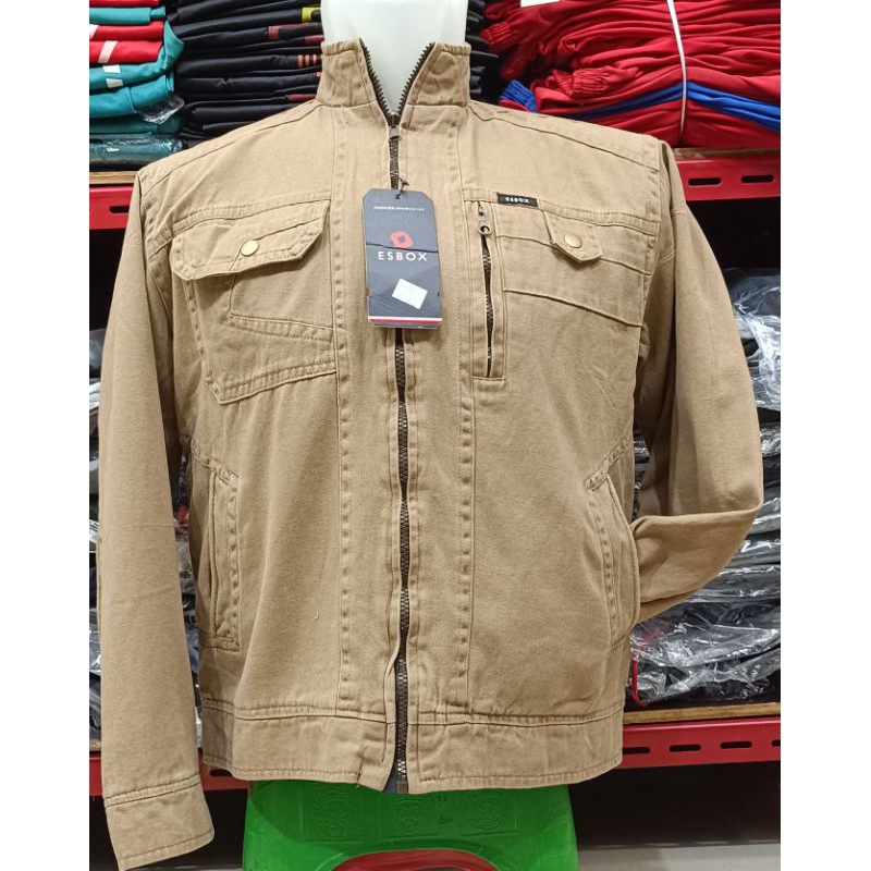 Jaket Bomber katun tuil Esbox